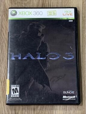 Halo 3 Xbox 360 2007 CIB Complete w/ Manual Black Case
